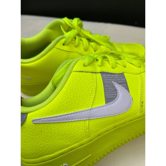 Nike Air Force1 LV8 Utility Boy's Neon Sneakers/Shoes 7Y SKU 5332 - Picture 5 of 9